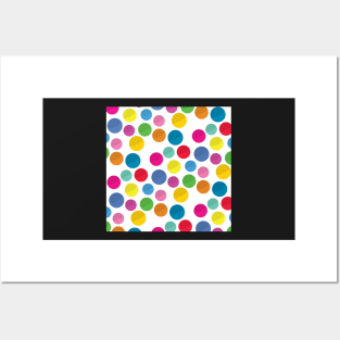 Colorful circles pattern Posters and Art